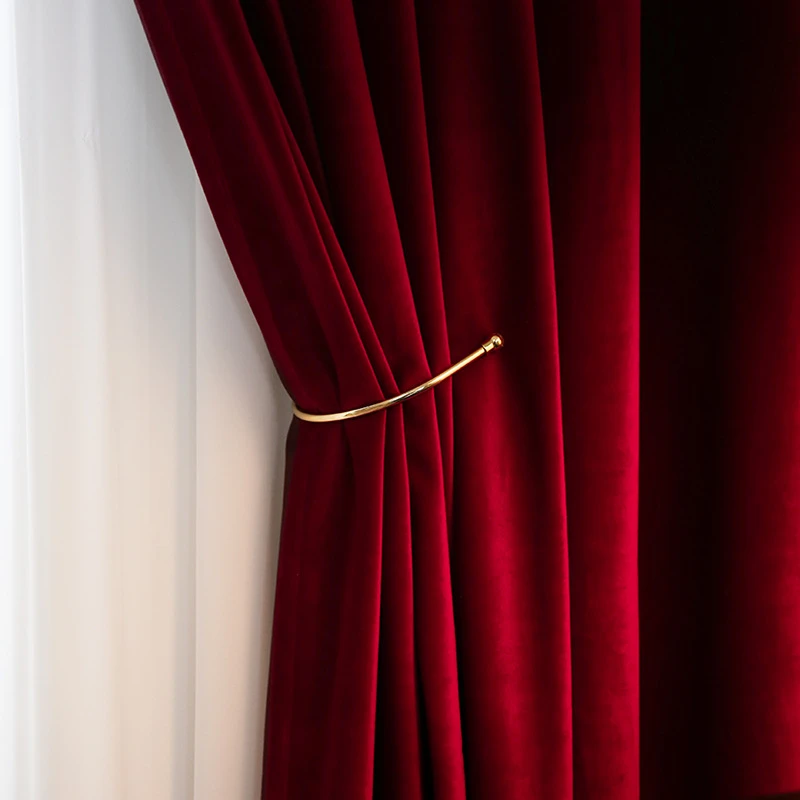 cheer-red-velvet-bedroom-curtains, blackout-curtains, edit-home-curtains