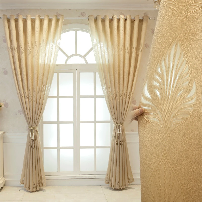 leaf-jacquard-curtains, blackout-curtains, edit-home-curtains