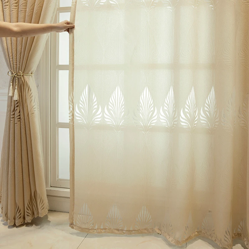 leaf-jacquard-curtains, blackout-curtains, edit-home-curtains