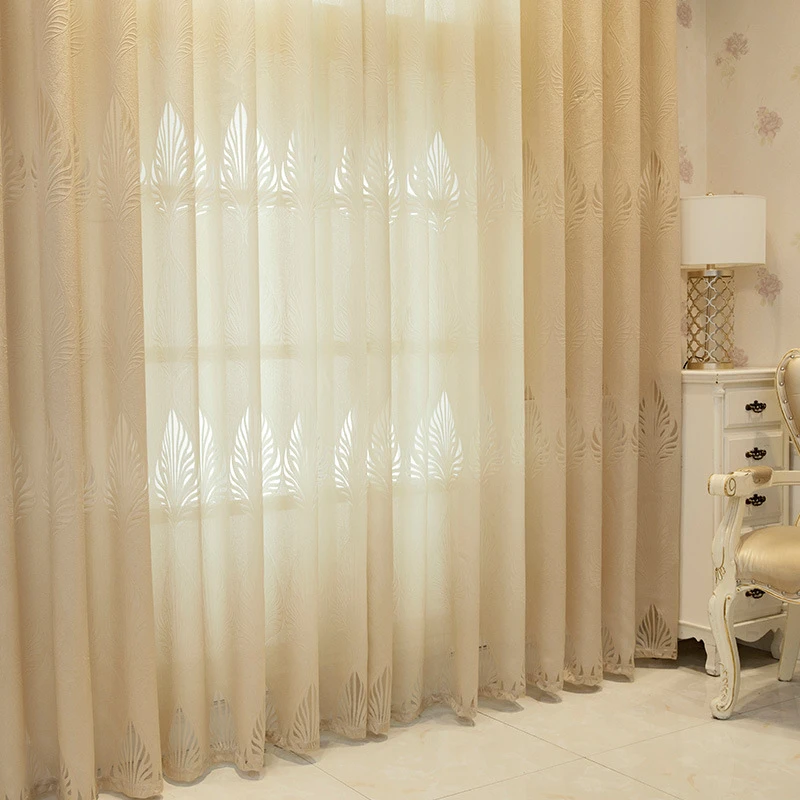 leaf-jacquard-curtains, blackout-curtains, edit-home-curtains