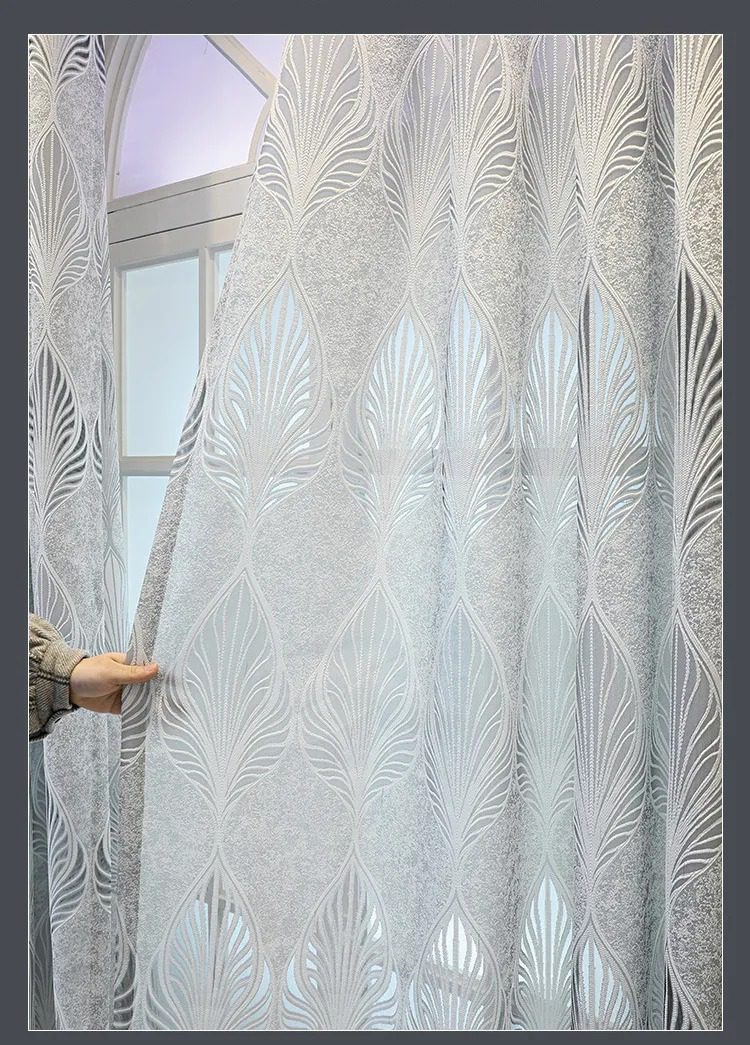 leaf-jacquard-curtains, blackout-curtains, edit-home-curtains