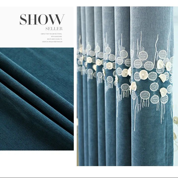 luxury-blue-grey-bedroom-curtains, blackout-curtains, edit-home-curtains