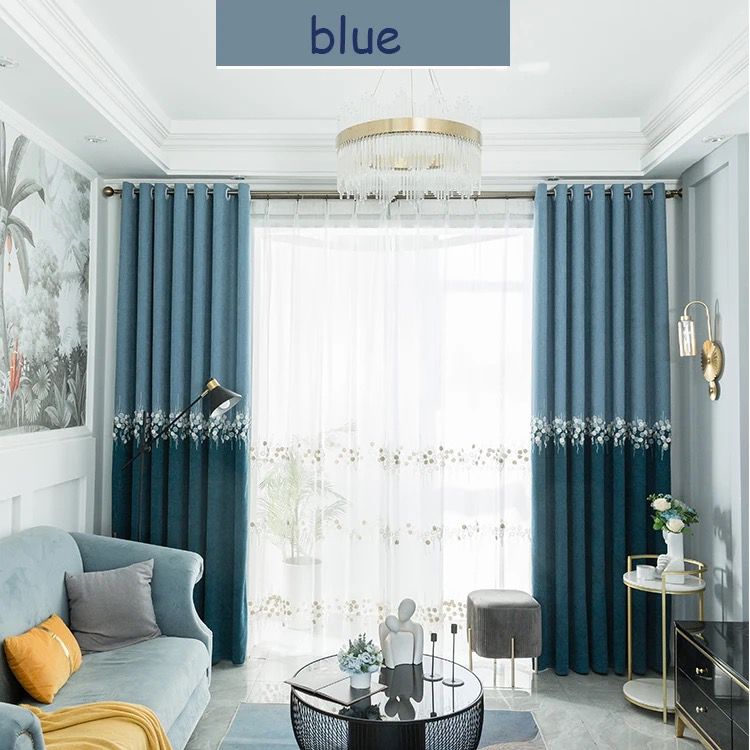 luxury-blue-grey-bedroom-curtains, blackout-curtains, edit-home-curtains