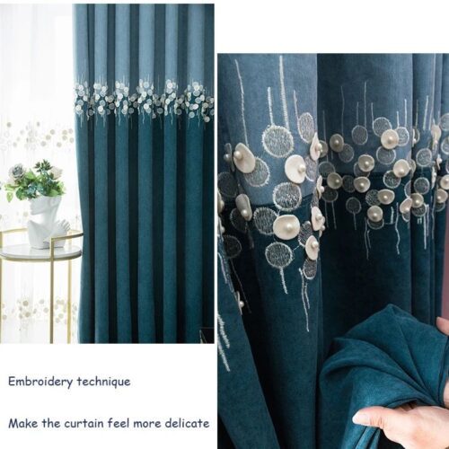 luxury-blue-grey-bedroom-curtains, blackout-curtains, edit-home-curtains