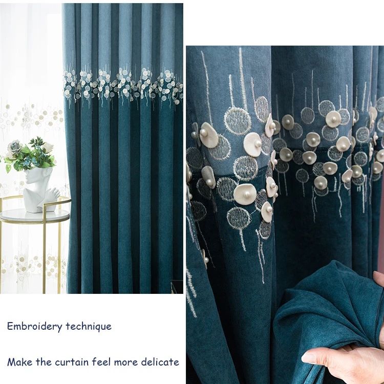 luxury-blue-grey-bedroom-curtains, blackout-curtains, edit-home-curtains