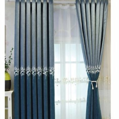 luxury-blue-grey-bedroom-curtains, blackout-curtains, edit-home-curtains
