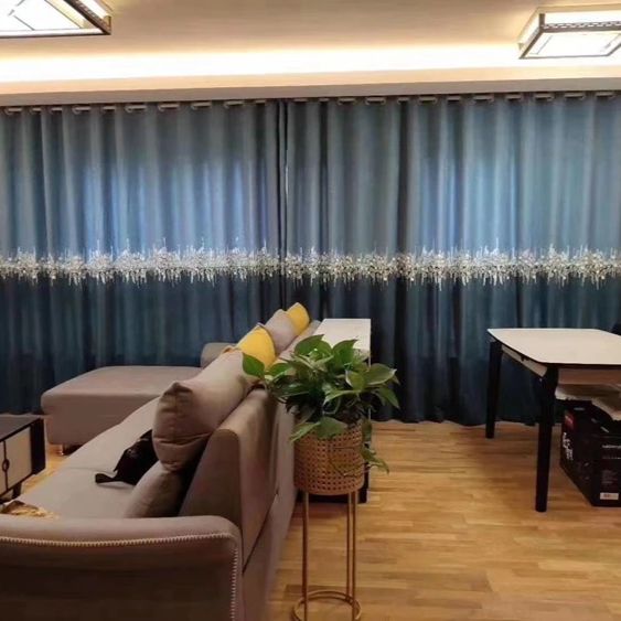 luxury-blue-grey-bedroom-curtains, blackout-curtains, edit-home-curtains