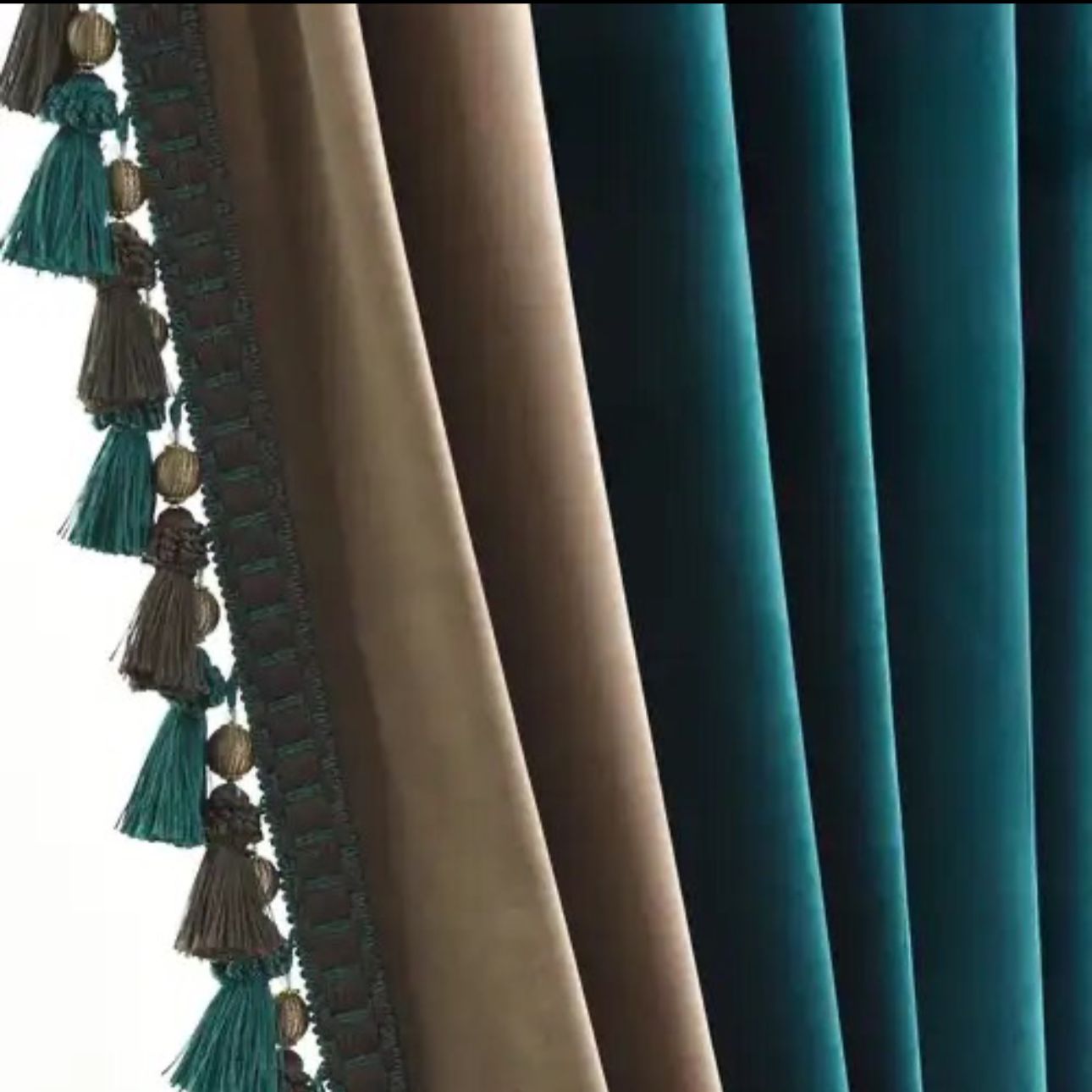 blue-green-velvet-bedroom-curtains, blackout-curtains, edit-home-curtains