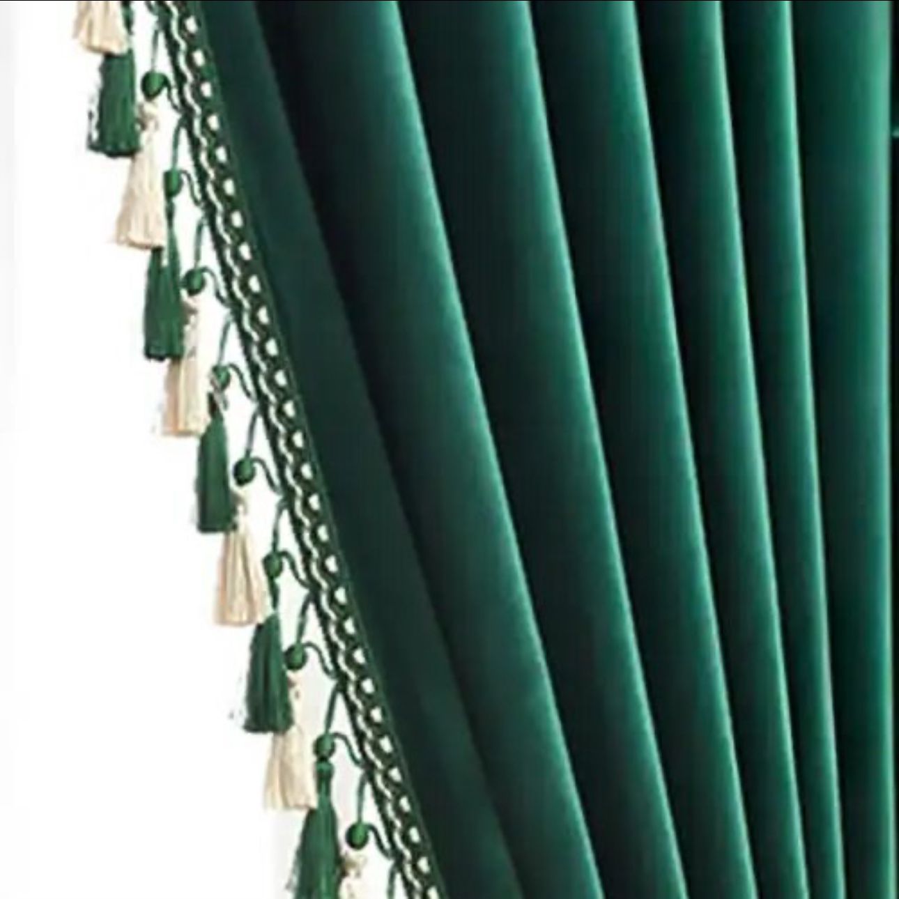 dark-green-velvet-bedroom-curtains, blackout-curtains, edit-home-curtains