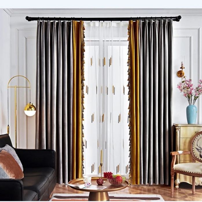 light-grey-velvet-bedroom-curtains, blackout-curtains, edit-home-curtains