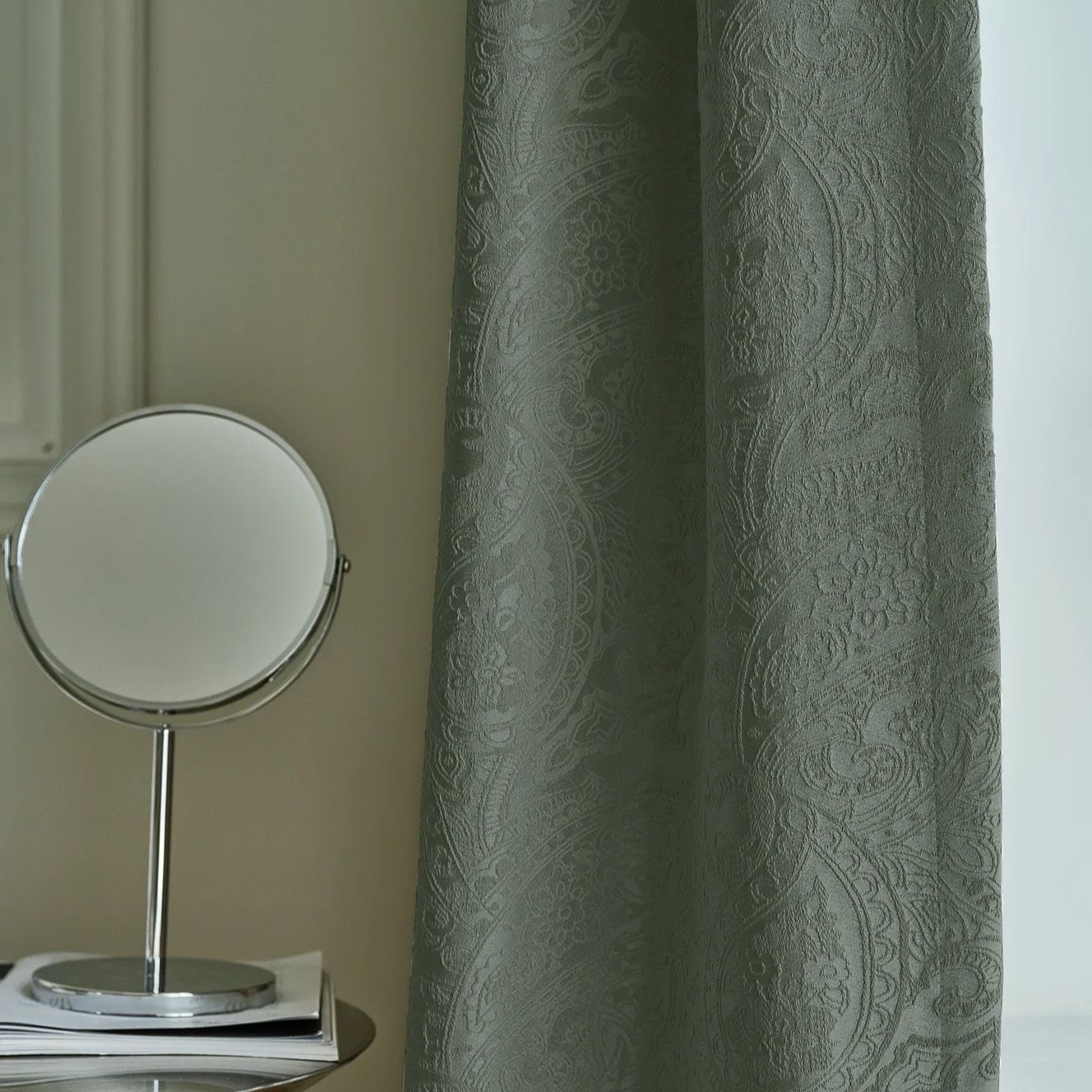 self embroidered jacquard curtains, blackout-curtains, edit-home-curtains