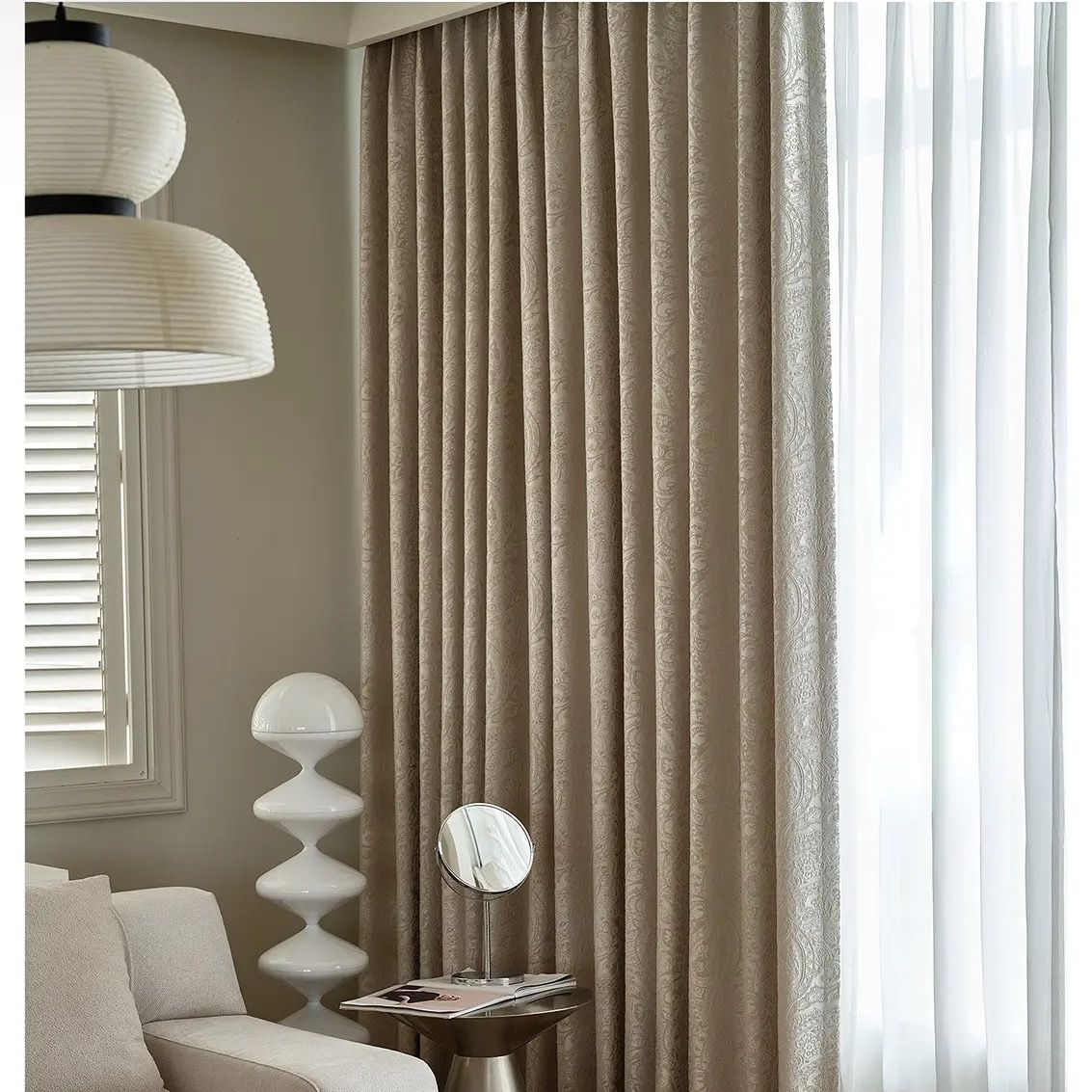 Self Embroidered Jacquard Curtains | Blackout Curtains - Image 13