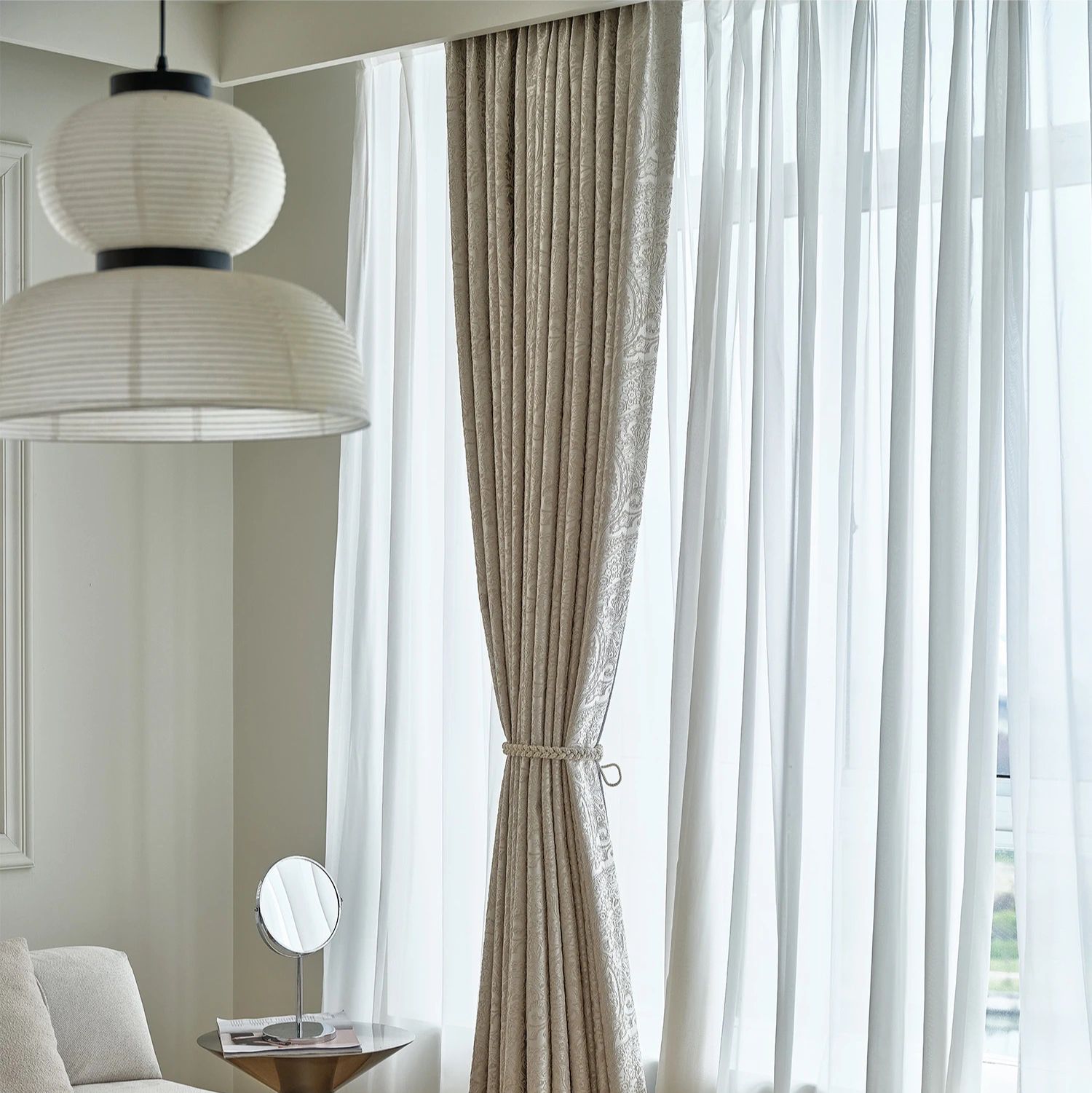 Self Embroidered Jacquard Curtains | Blackout Curtains - Image 15