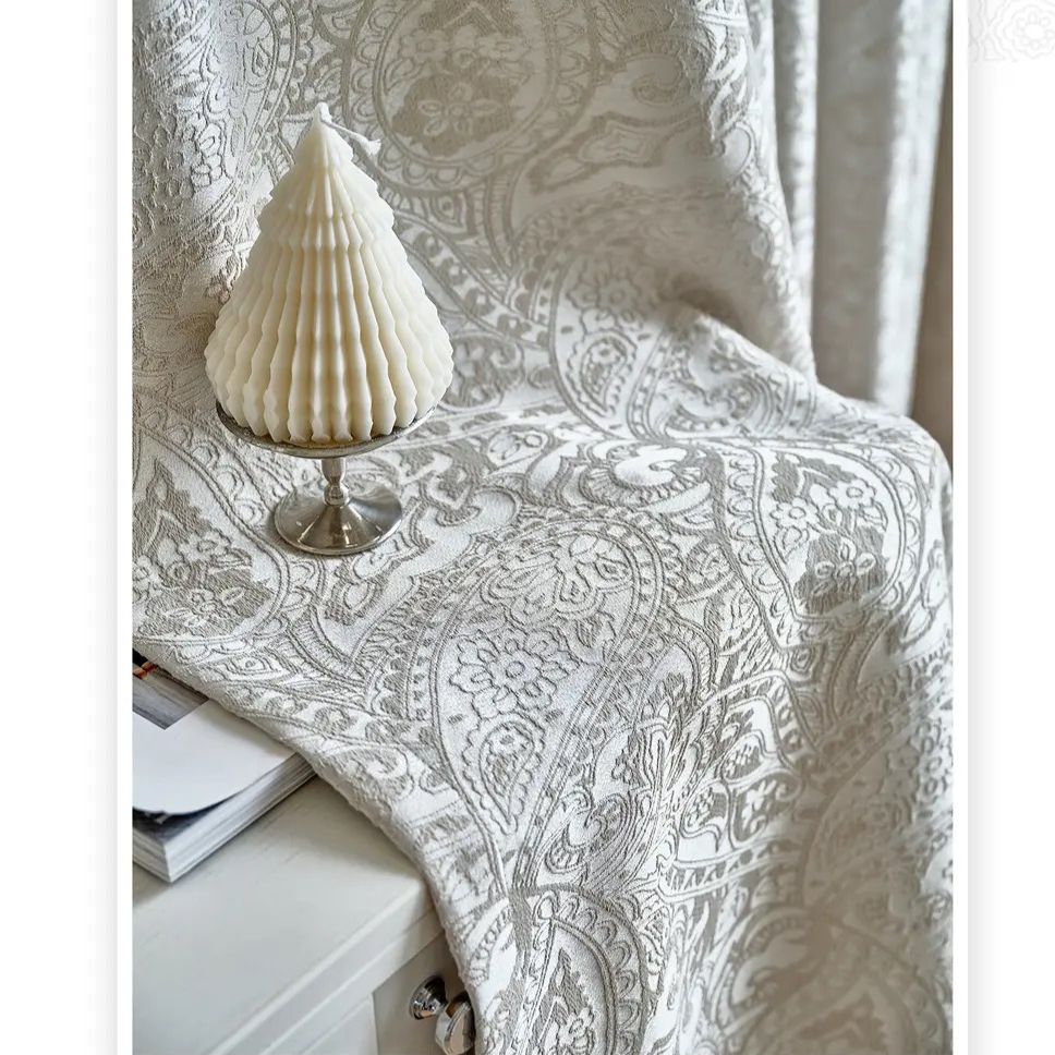 self embroidered jacquard curtains, blackout-curtains, edit-home-curtains