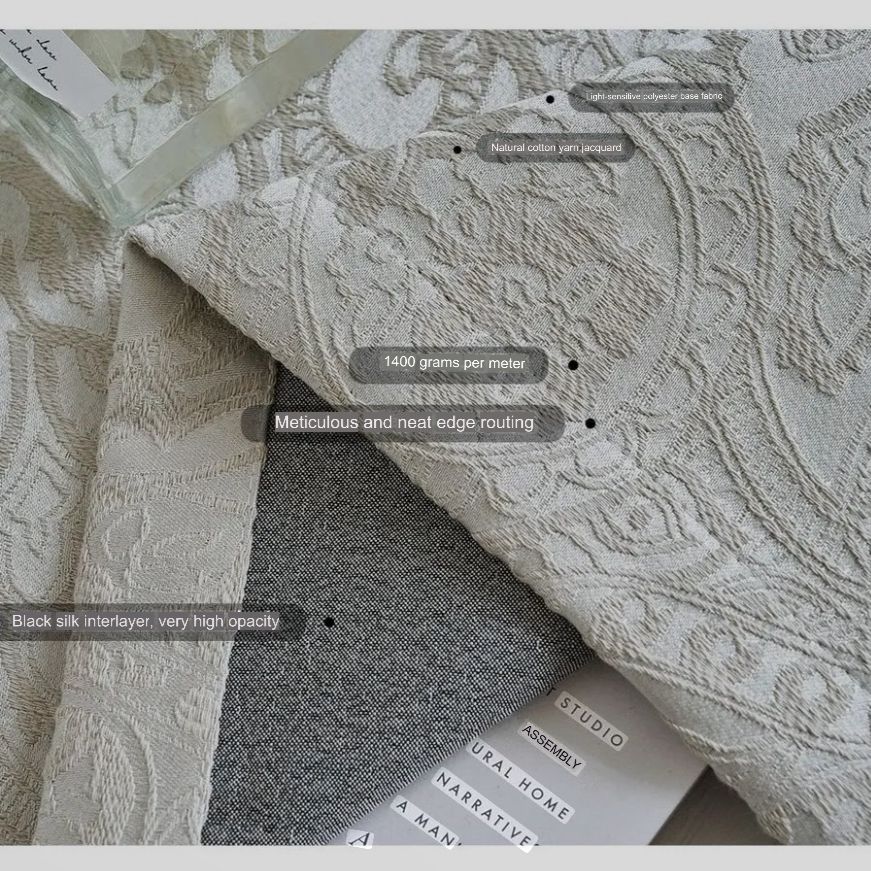 self embroidered jacquard curtains, blackout-curtains, edit-home-curtains