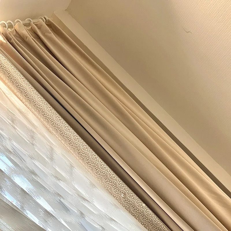 beige-velvet-curtains, bedroom-curtains, living -room-curtains, edit-home
