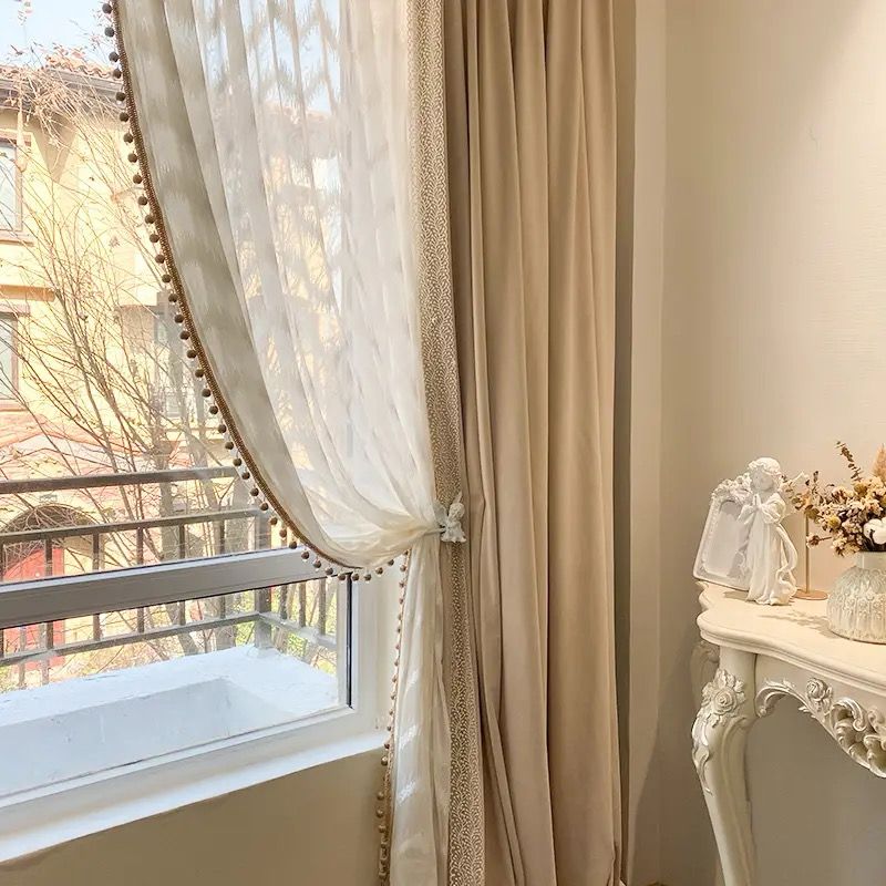 beige-velvet-curtains, bedroom-curtains, living -room-curtains, edit-home
