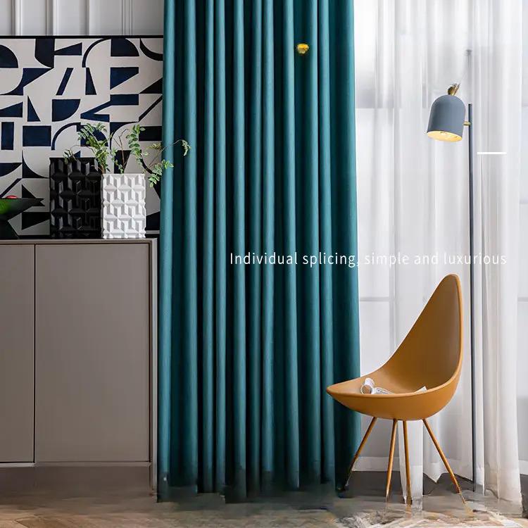 high-precision-material-curtains, blue-bedroom-curtains, bedroom-curtains, edit-home