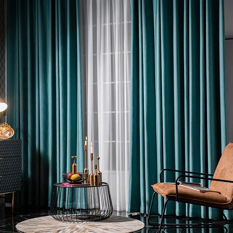high-precision-material-curtains, blue-bedroom-curtains, bedroom-curtains, edit-home