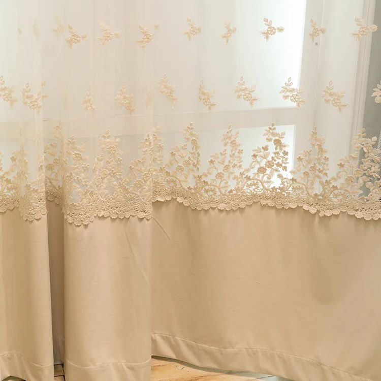 leaf-embroidery-flower-curtains, voile-curtains, embroidered-curtains, edit-home