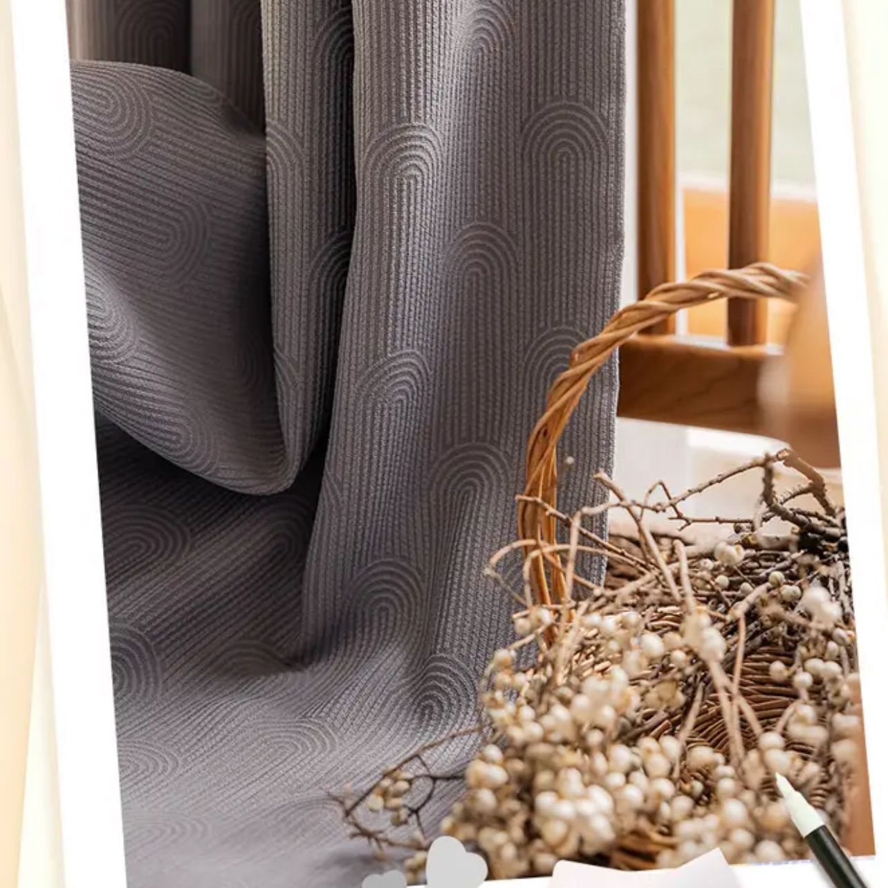 self-print-blackout-curtains, blackout-curtains, smoke-grey-purple-curtains, edit-home-curtains