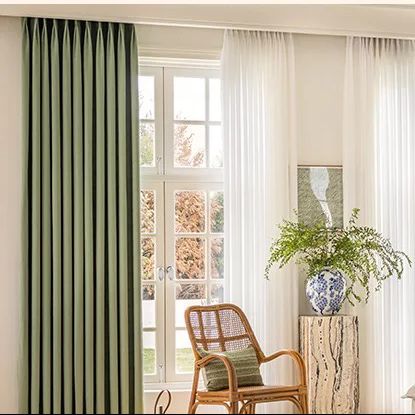 self-print-blackout-curtains, blackout-curtains, green-curtains, edit-home-curtains