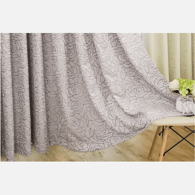 Beautiful Beige Blackout Curtains | Edit Home - Image 12
