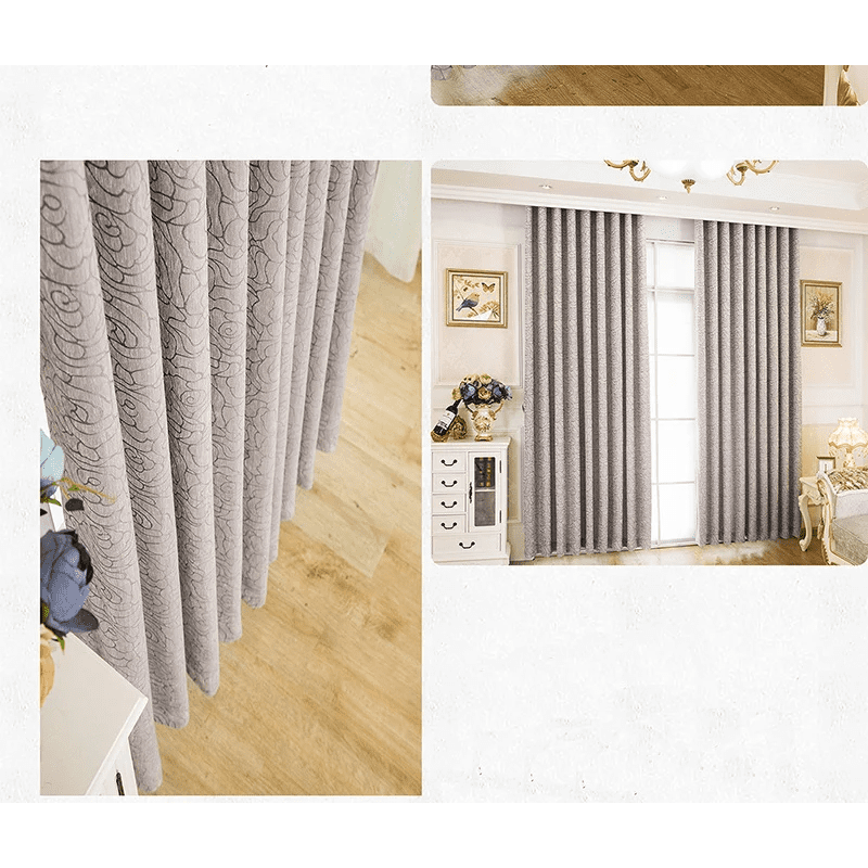 Beautiful Cream Blackout Curtains | Edit Home - Image 23