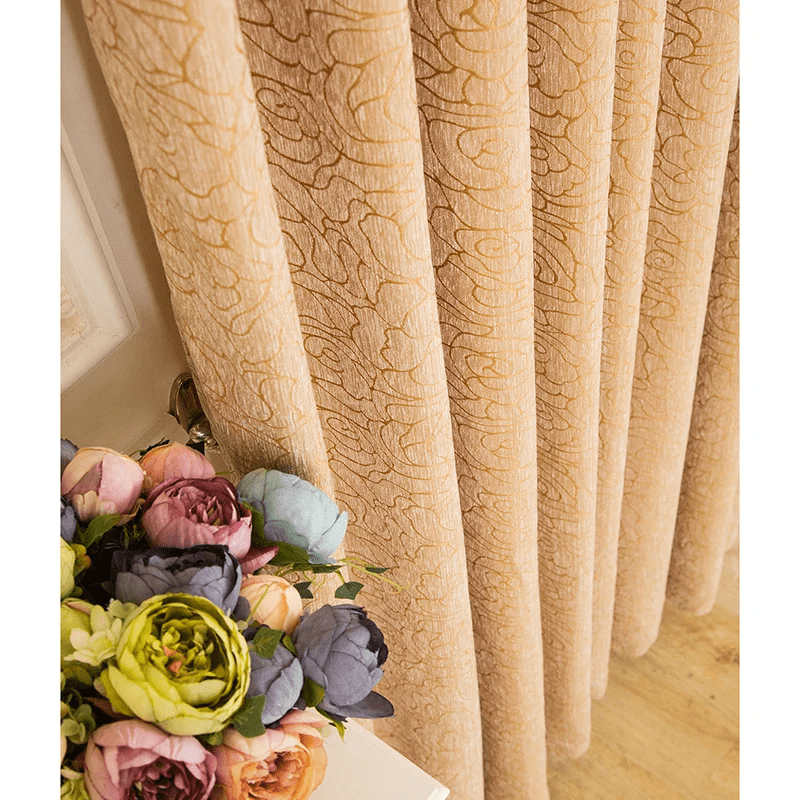 Beautiful Cream Blackout Curtains | Edit Home - Image 13