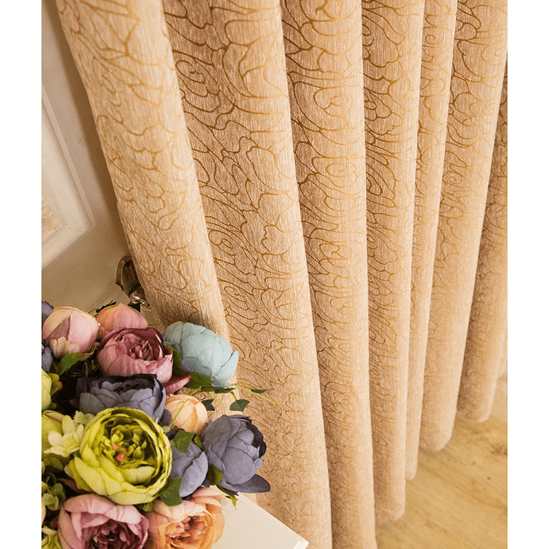 Beautiful Beige Blackout Curtains | Edit Home - Image 26