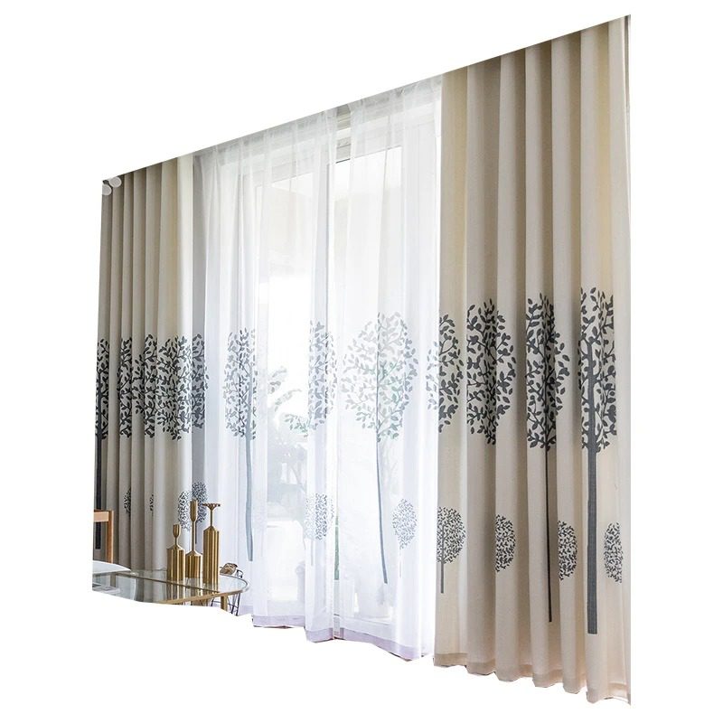 blue-living-room-curtains, blackout-curtains, edit-home