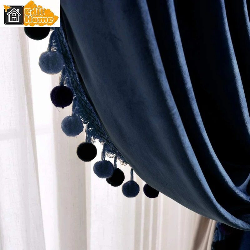blue-velvet-bedroom-curtains, blackout-curtains, bedroom-curtains, edit-home
