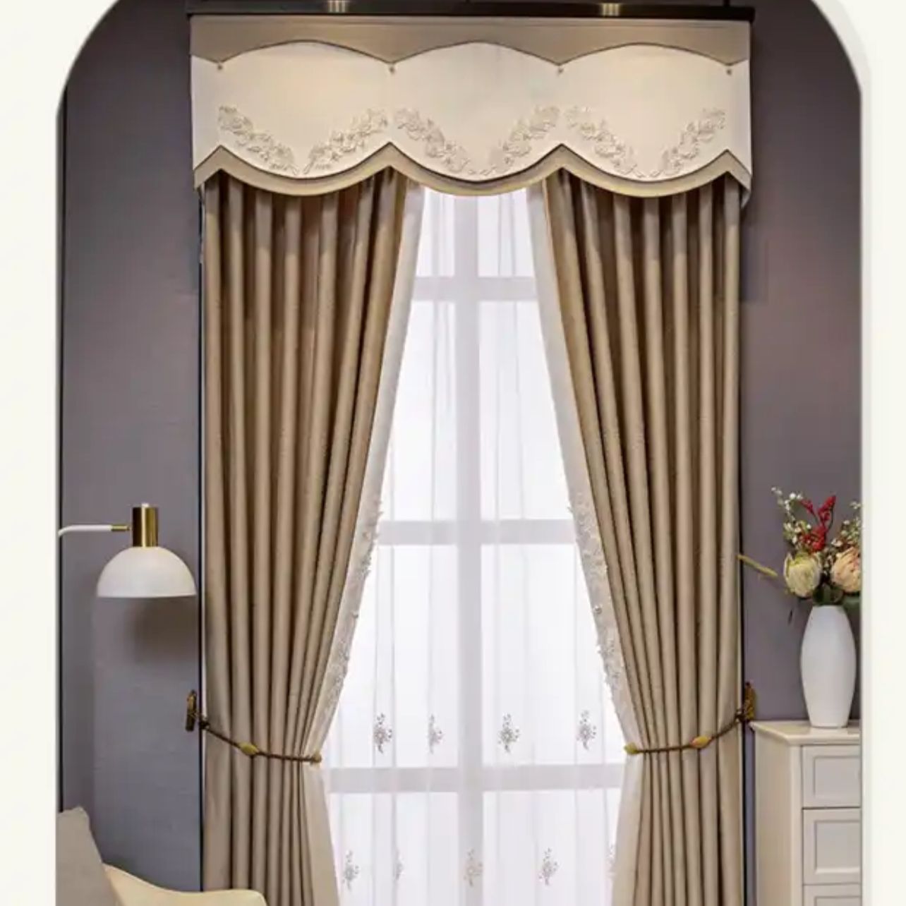 cream-bedroom-curtains, blackout-curtains, bedroom-curtains, edit-home