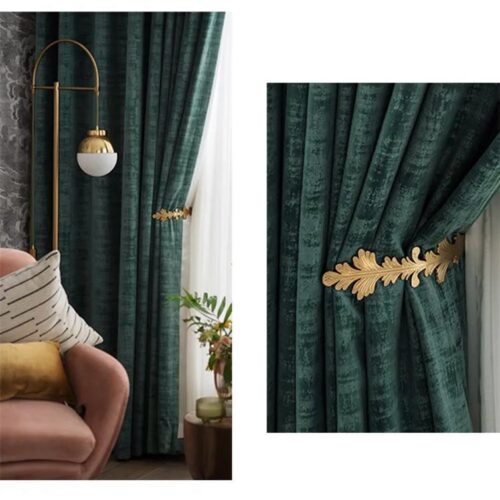dark-green-bedroom-curtains, blackout-curtains, bedroom-room-curtains, edit-home