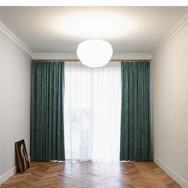 dark-green-bedroom-curtains, blackout-curtains, bedroom-room-curtains, edit-home
