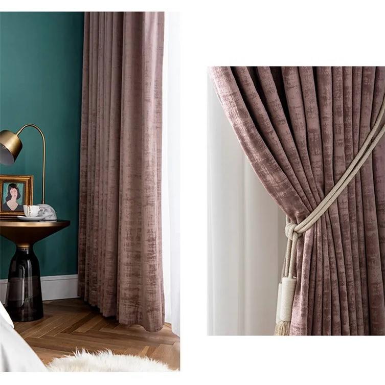 dirty-pink-bedroom-curtains, blackout-curtains, bedroom-room-curtains, edit-home