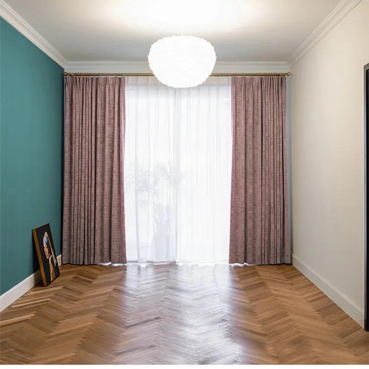 dirty-pink-bedroom-curtains, blackout-curtains, bedroom-room-curtains, edit-home