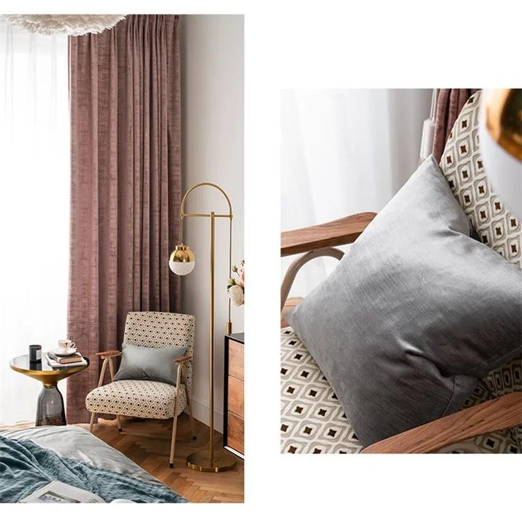 dirty-pink-bedroom-curtains, blackout-curtains, bedroom-room-curtains, edit-home