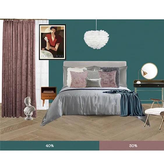 dirty-pink-bedroom-curtains, blackout-curtains, bedroom-room-curtains, edit-home