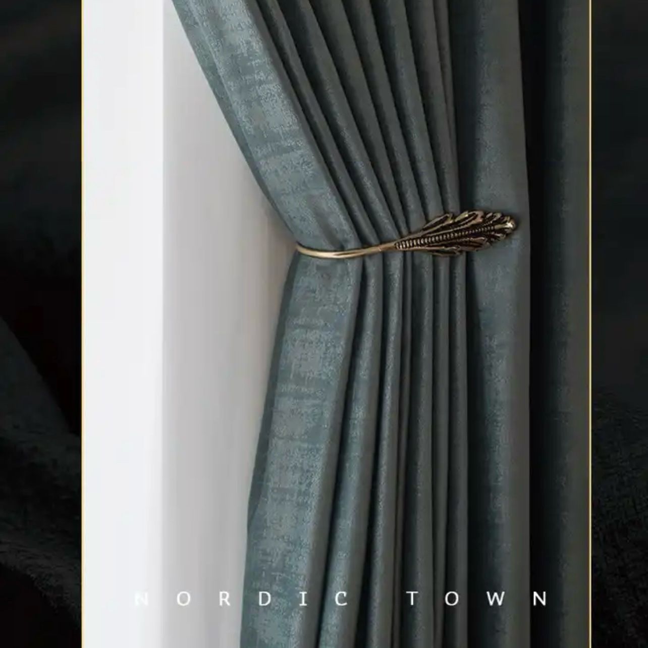 gray-green-bedroom-curtains, blackout-curtains, bedroom-room-curtains, edit-home