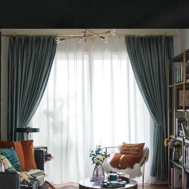 gray-green-bedroom-curtains, blackout-curtains, bedroom-room-curtains, edit-home
