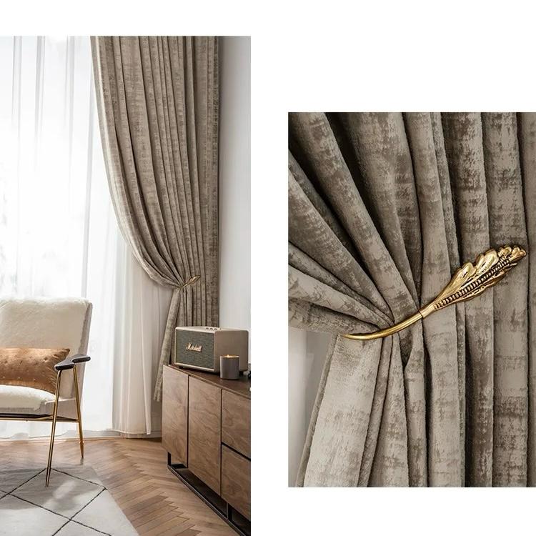 beige-brown-bedroom-curtains, blackout-curtains, bedroom-room-curtains, edit-home