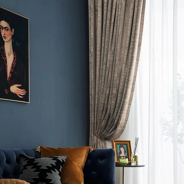 beige-brown-bedroom-curtains, blackout-curtains, bedroom-room-curtains, edit-home