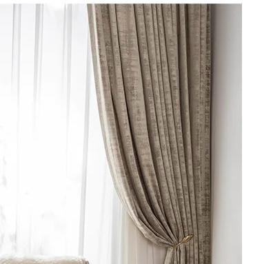 beige-brown-bedroom-curtains, blackout-curtains, bedroom-room-curtains, edit-home