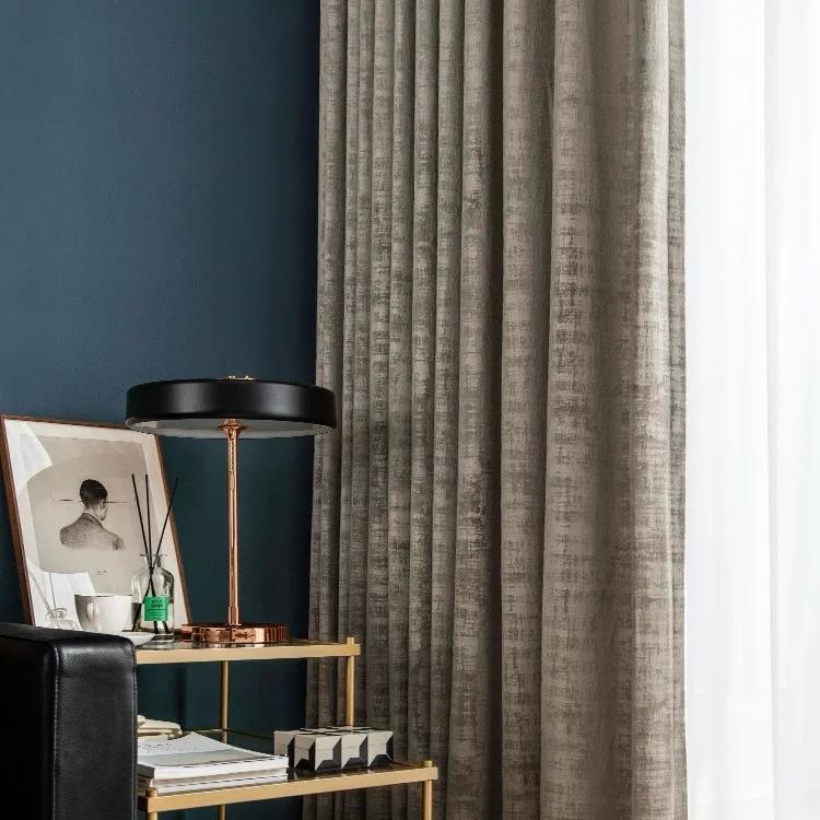 beige-brown-bedroom-curtains, blackout-curtains, bedroom-room-curtains, edit-home