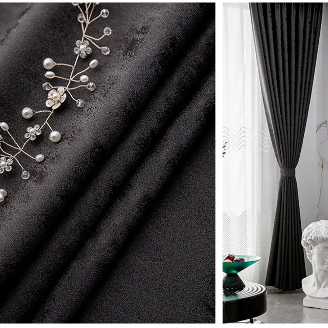 black-blackout-curtains, blackout-curtains, bedroom-curtains, edit-home