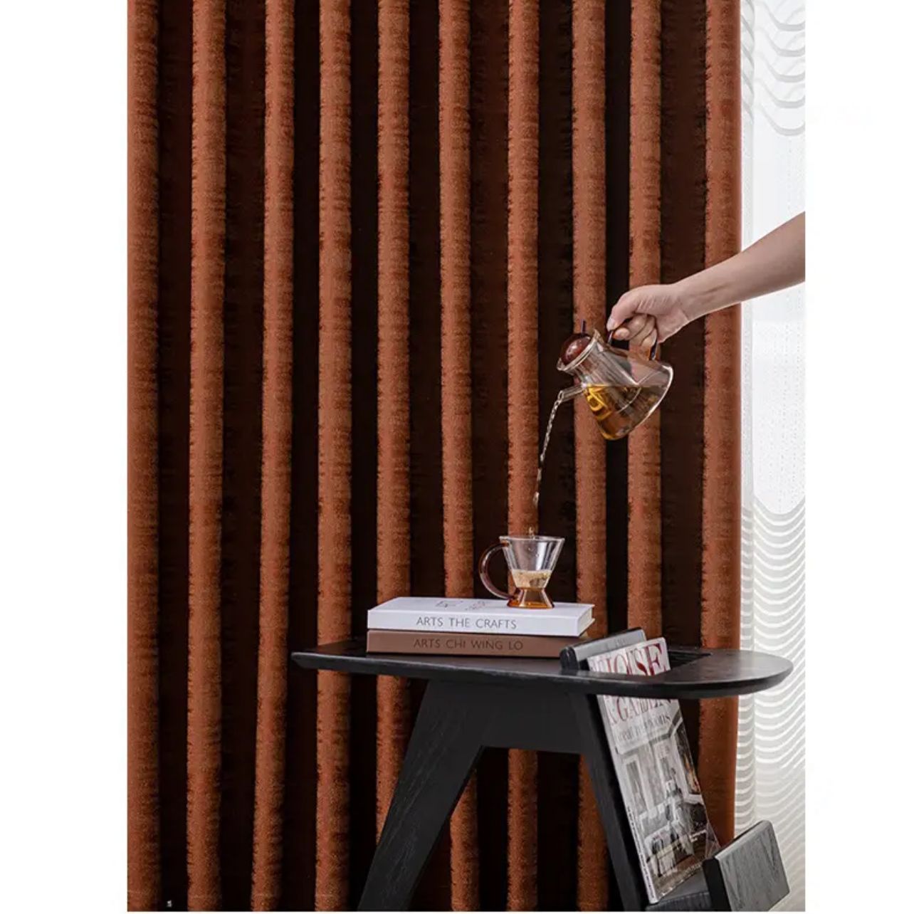 orange-blackout-curtains, blackout-curtains, bedroom-curtains, edit-home