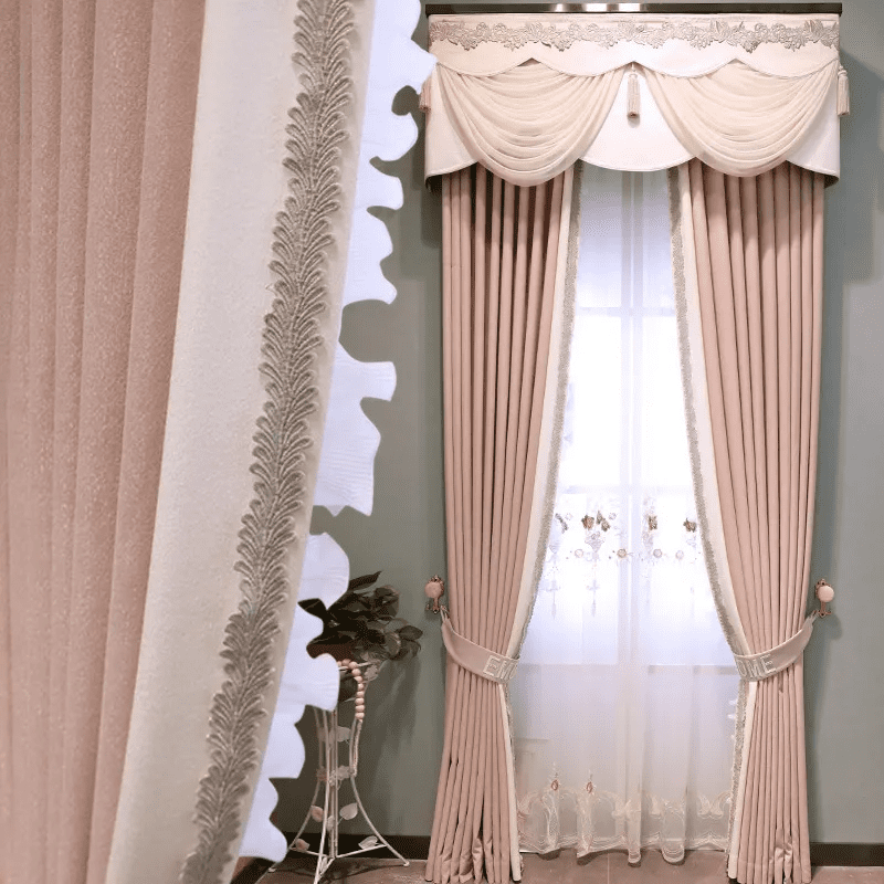 girls-luxury-bedroom-curtains, blackout-curtains, pink-curtains, edit-home
