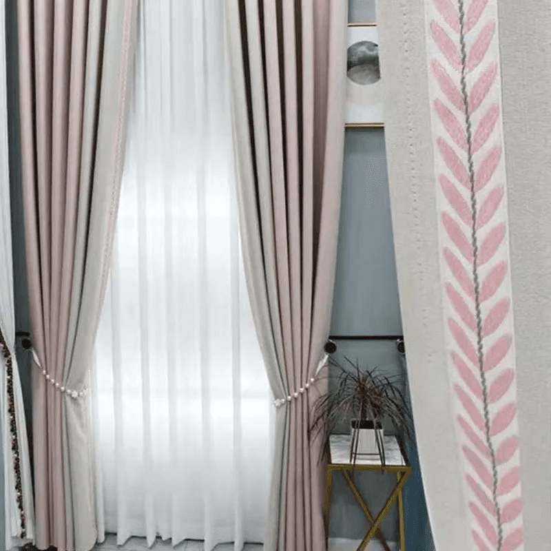 Nordic Style Curtains | Blackout Curtains Living Bedroom