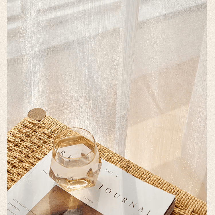 Luxury Dreamy Shiny Gauze Curtains for Living Room - Image 17